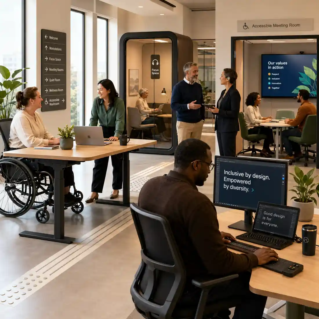 Inclusive workplace setting