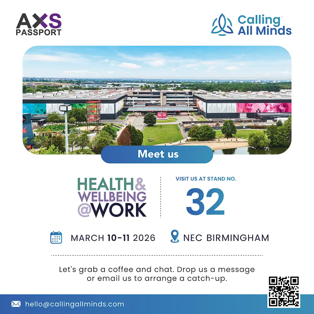 Health & Wellbeing at Work 2026 — Meet us at Stand 32